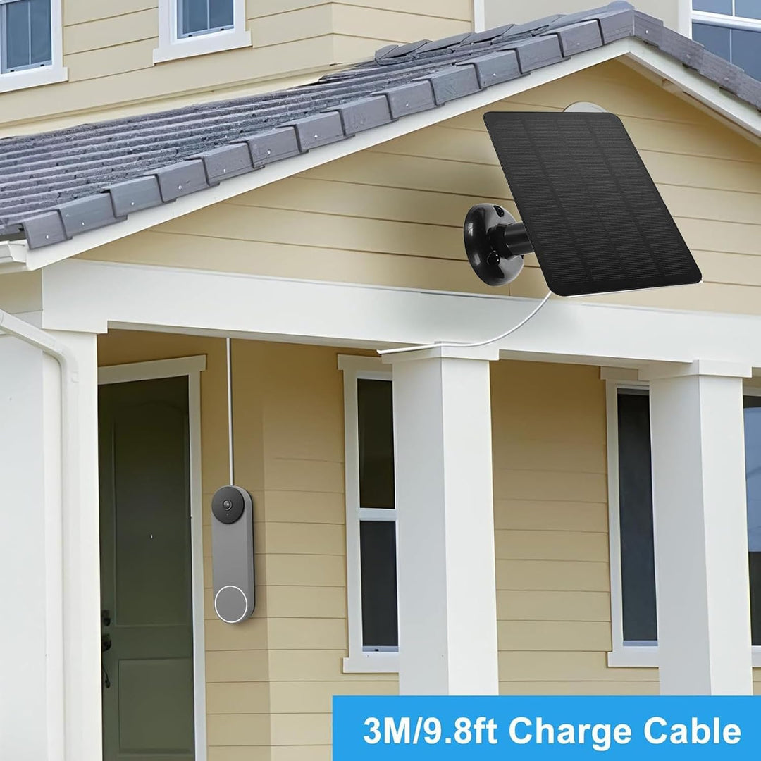 Solarpanel für Überwachungskamera, 10 W USB-Solarpanel für Kameras DC 5 V mit IP66 Wasserdicht, für