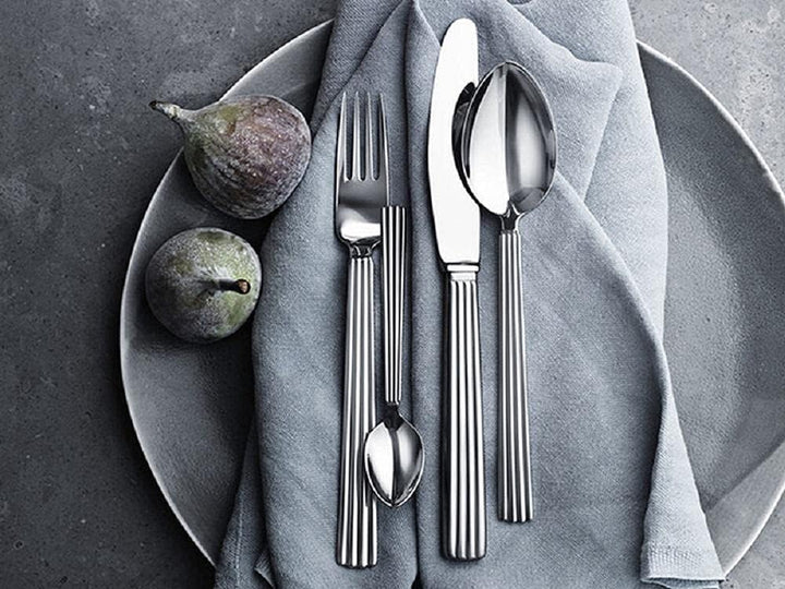 Georg Jensen Bernadotte Teaspoon Large Giftbox Ss 4 Pcs