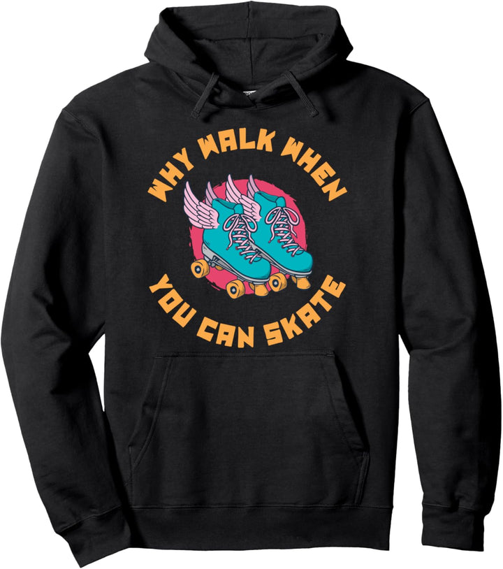 Rollschuh Laufen Roller Skates - Skater Rollschuhe Pullover Hoodie