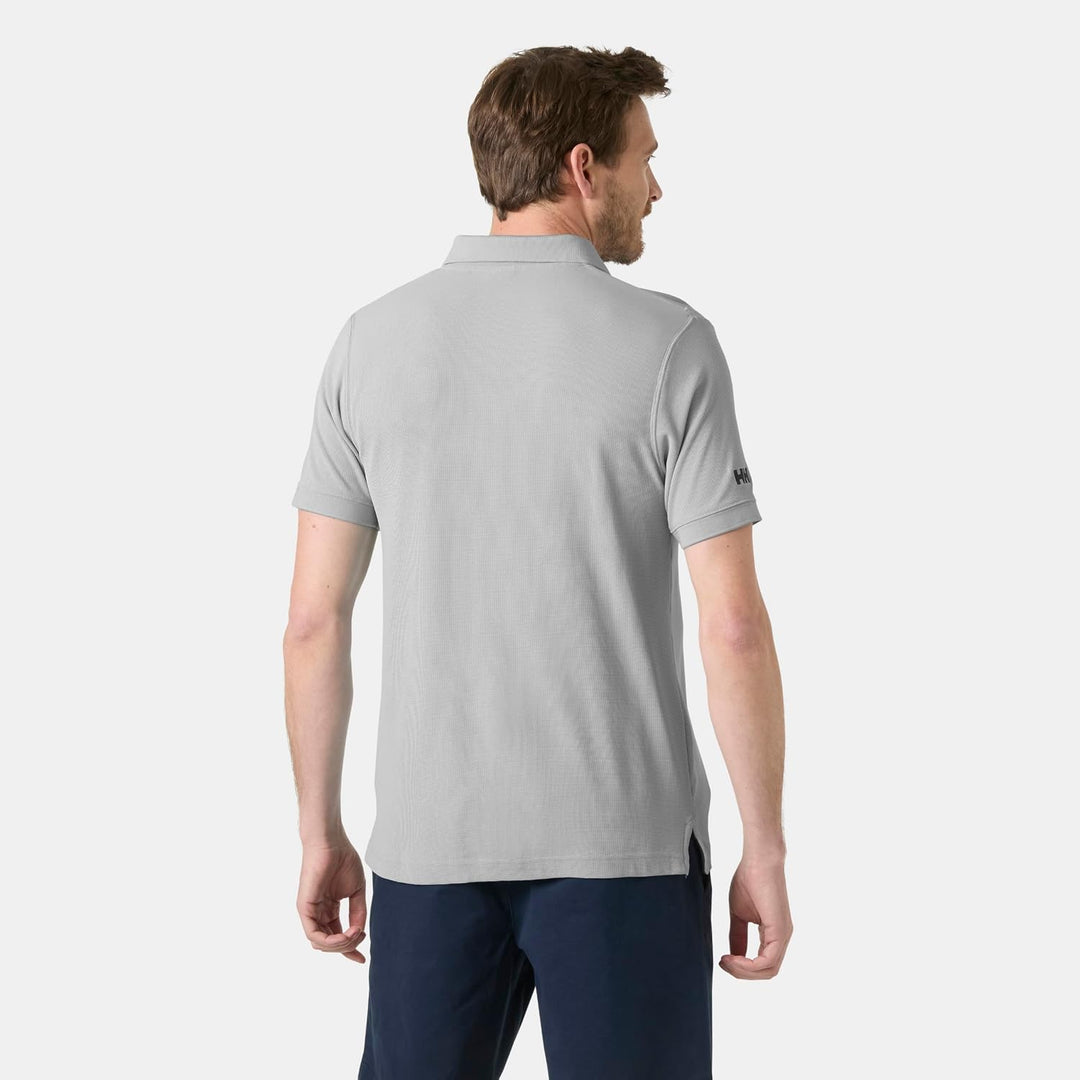 Helly Hansen Herren Crewline Langarm Poloshirt S 853 Grey Fog, S 853 Grey Fog