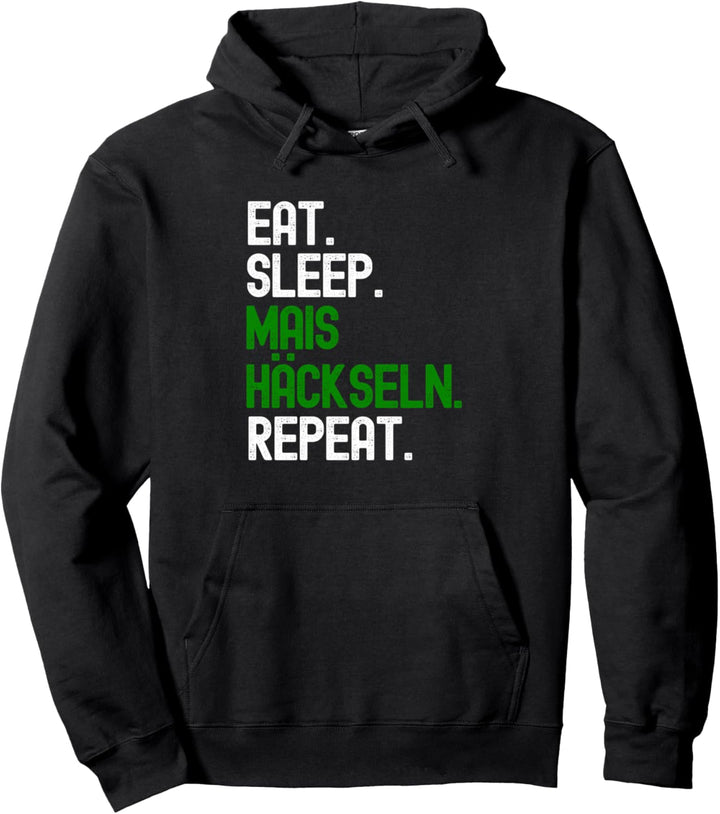 Mais Häckseln Hoodie Maisernte Traktor Maishäcksler Pullover Hoodie