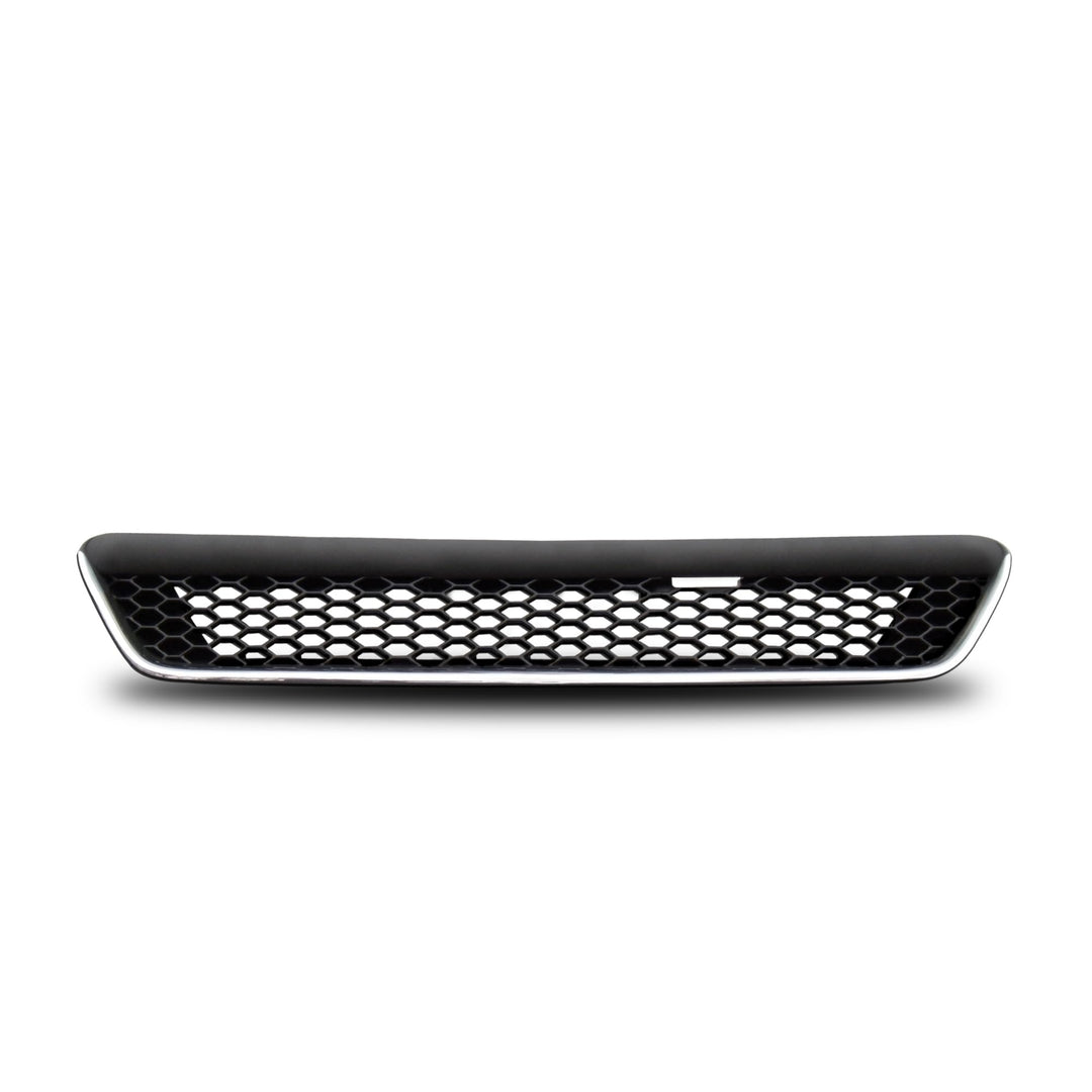 JOM Car Parts &amp; Car Hifi GmbH 6320027MOE Kühlergrill ohne Emblem mit Chromrahmen und Wabengitter, sc