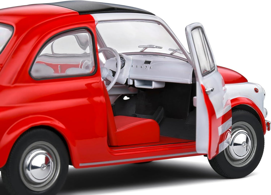 Solido - 1:18 FIAT 500 Robe di Kappa weiss