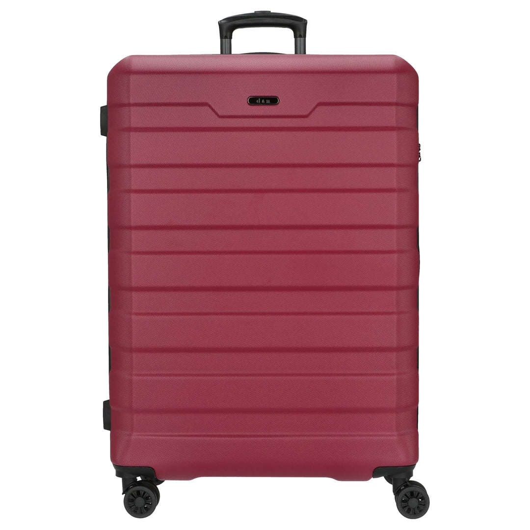 D&N Travel Line 2400-4-Rollen-Trolley L 78 cm pink, Pink