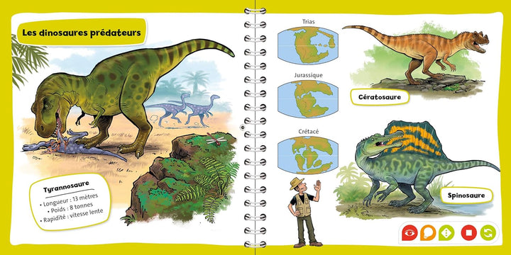 Ravensburger tiptoi® – Interaktives Buch – Mini Doc'– Die Dinosaurier – ab 4 Jahren – 00 028 Mini Do