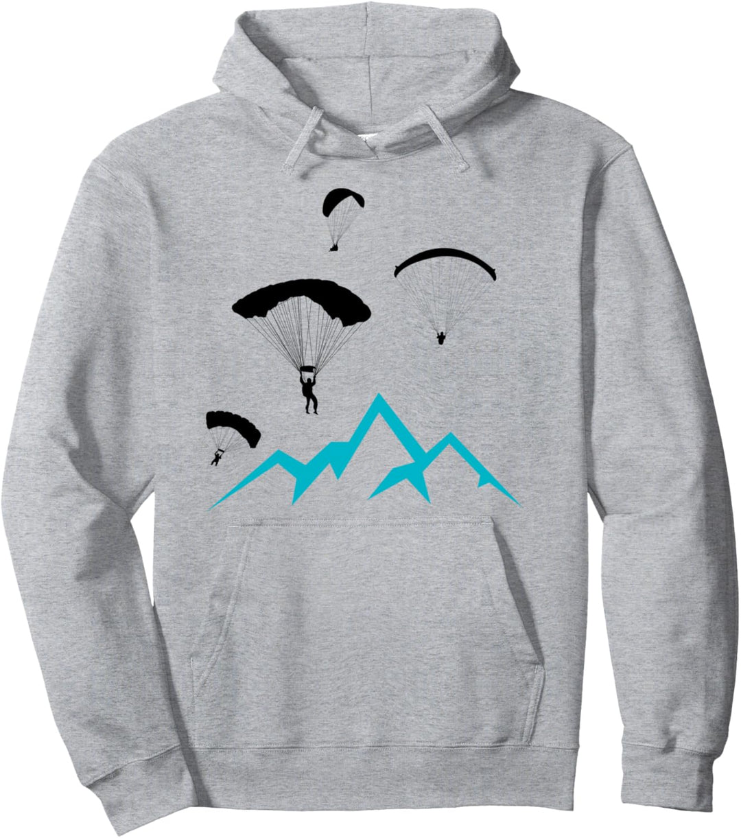 Paragliding Gleitschirm in den Bergen Paraglider Geschenk Pullover Hoodie