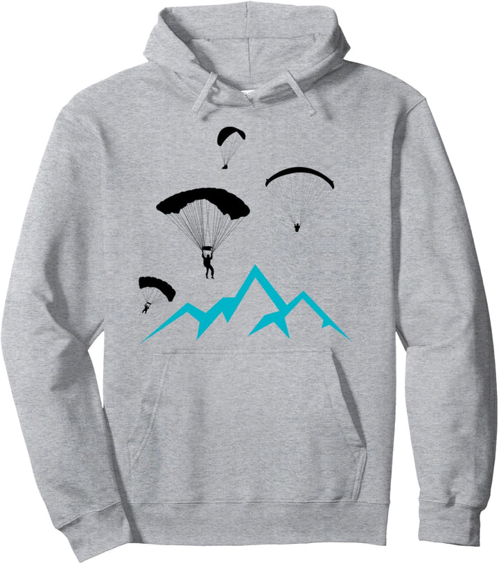 Paragliding Gleitschirm in den Bergen Paraglider Geschenk Pullover Hoodie