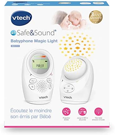 VTech - BM1212 - Babyphone mit Magie-Licht – Babyphone mit Audiofunktion und Projektion