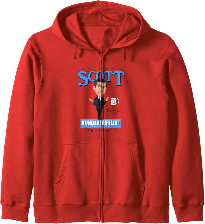 The Office Michael Scott Karikatur Kapuzenjacke
