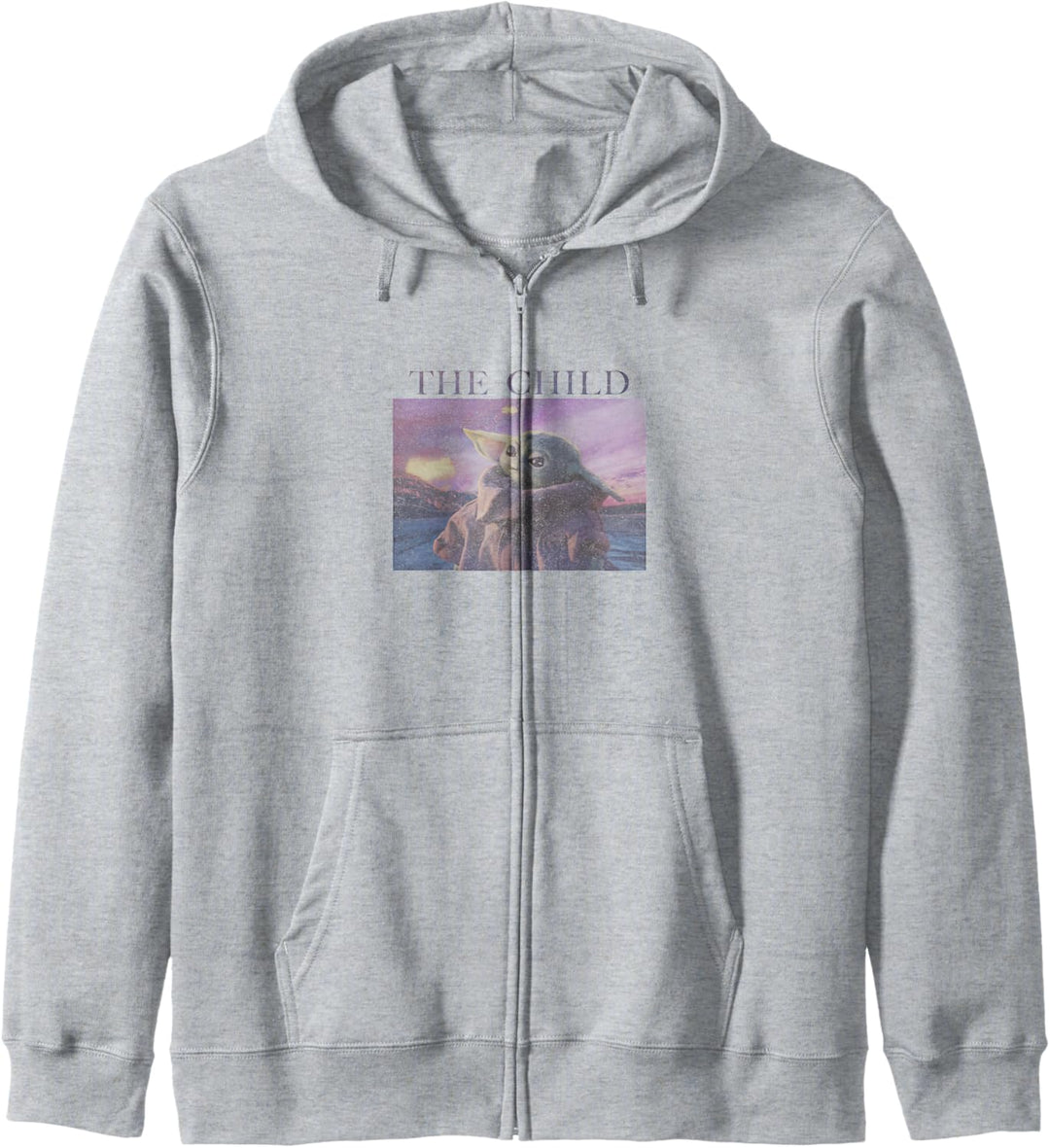 Star Wars Mandalorian The Child Purple Sunset Kapuzenjacke