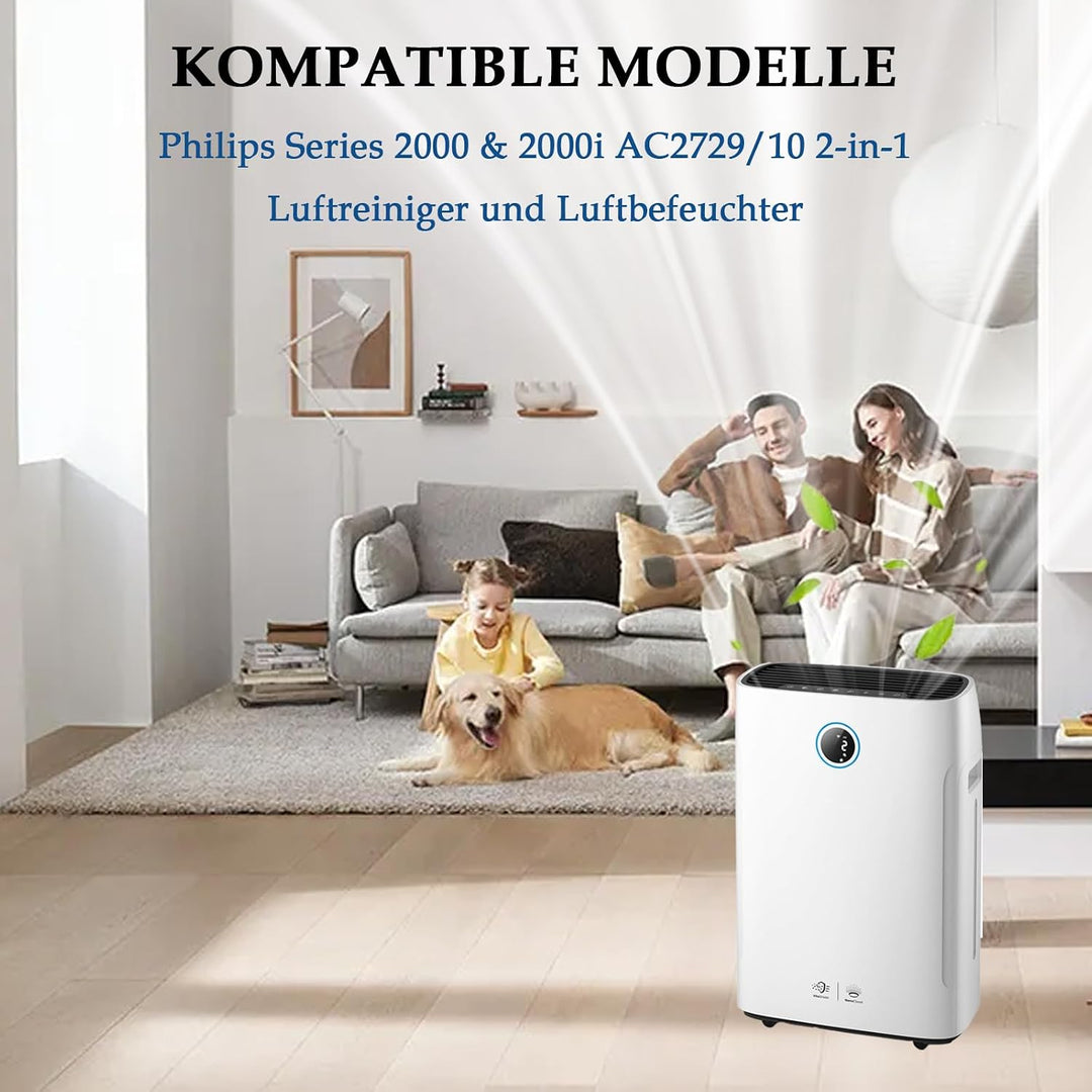 FY1410 FY1413 FY2425 Ersatzfilter für Philips Series 2000 &amp; 2000i AC2729/10 2-in-1 Luftreiniger und