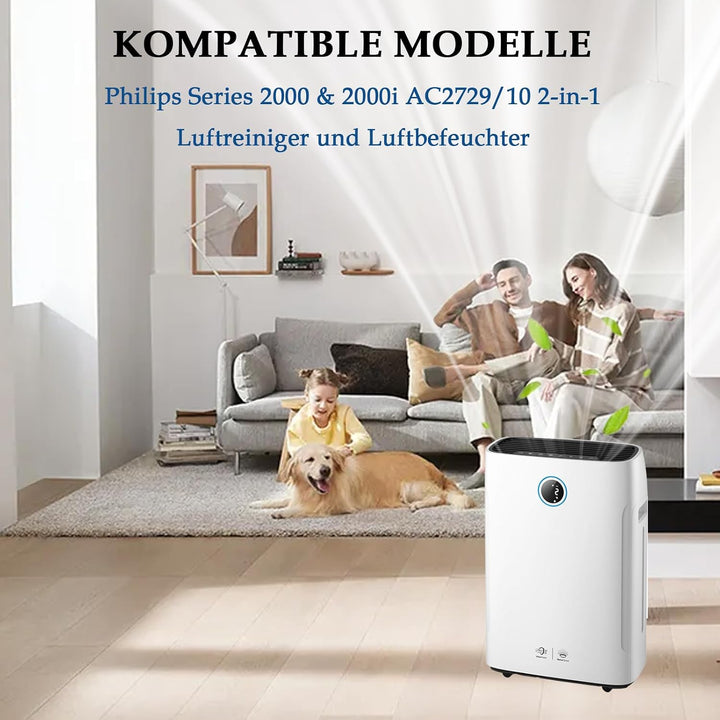 FY1410 FY1413 FY2425 Ersatzfilter für Philips Series 2000 &amp; 2000i AC2729/10 2-in-1 Luftreiniger und