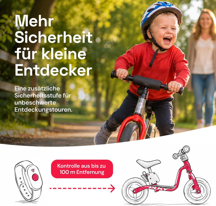 mySTOPY Bremsassistent für PUKY LR M Laufrad mit Motiv I für Kinder ab 2,5 Jahre | integriertes Rück