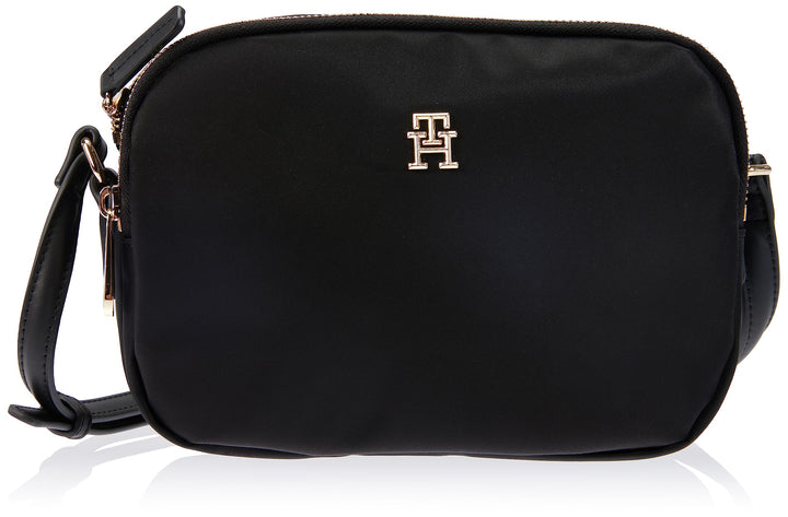 Tommy Hilfiger Damen Poppy Th Crossover Frequenzweichen Schwarz, Schwarz
