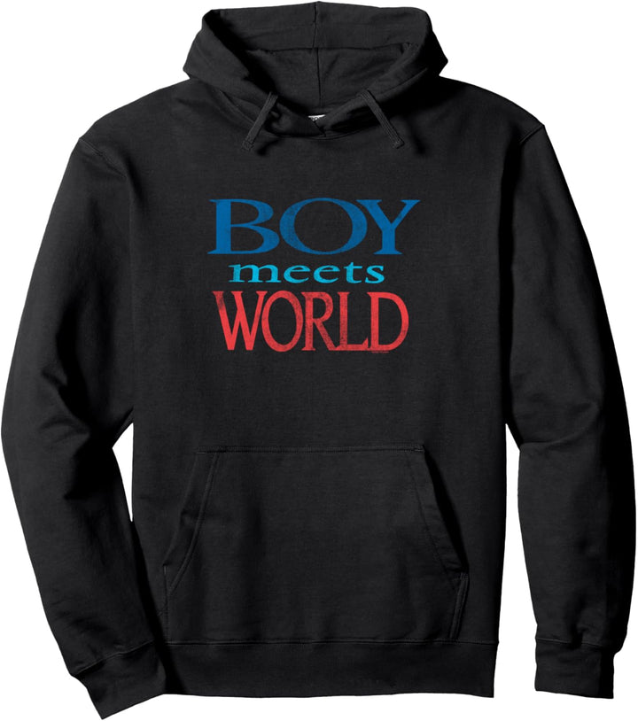 Boy Meets World Verzweifeltes Logo Pullover Hoodie