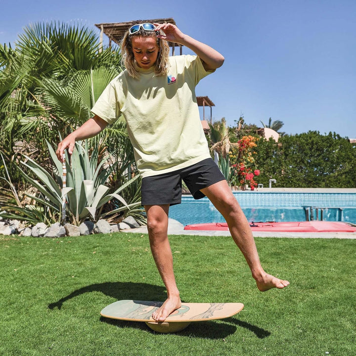 F2 Marken Balance Board Set mit Korkrolle oder Halbkugel 14 Modelle wählbar Rutschfestes Board Balan