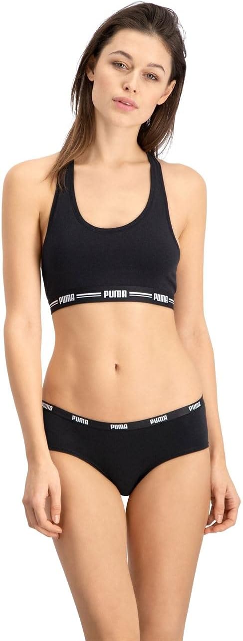 PUMA Damen Hipster Unterwäsche L Schwarz, L Schwarz