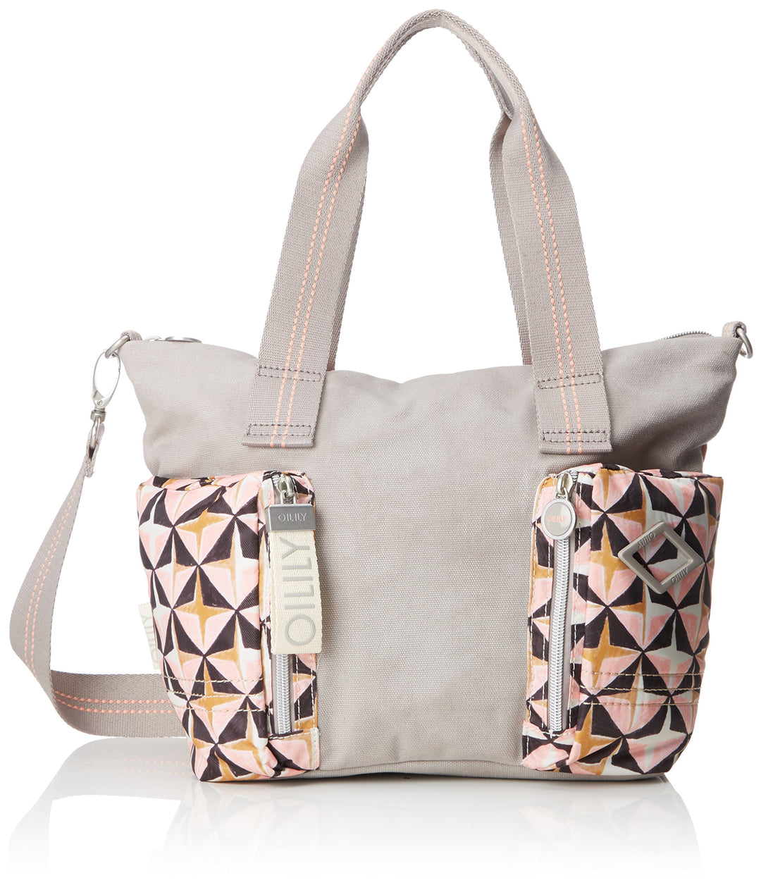 Oilily Damen Whoopy Geometrical Handbag Shz Henkeltasche Pink (Rose)