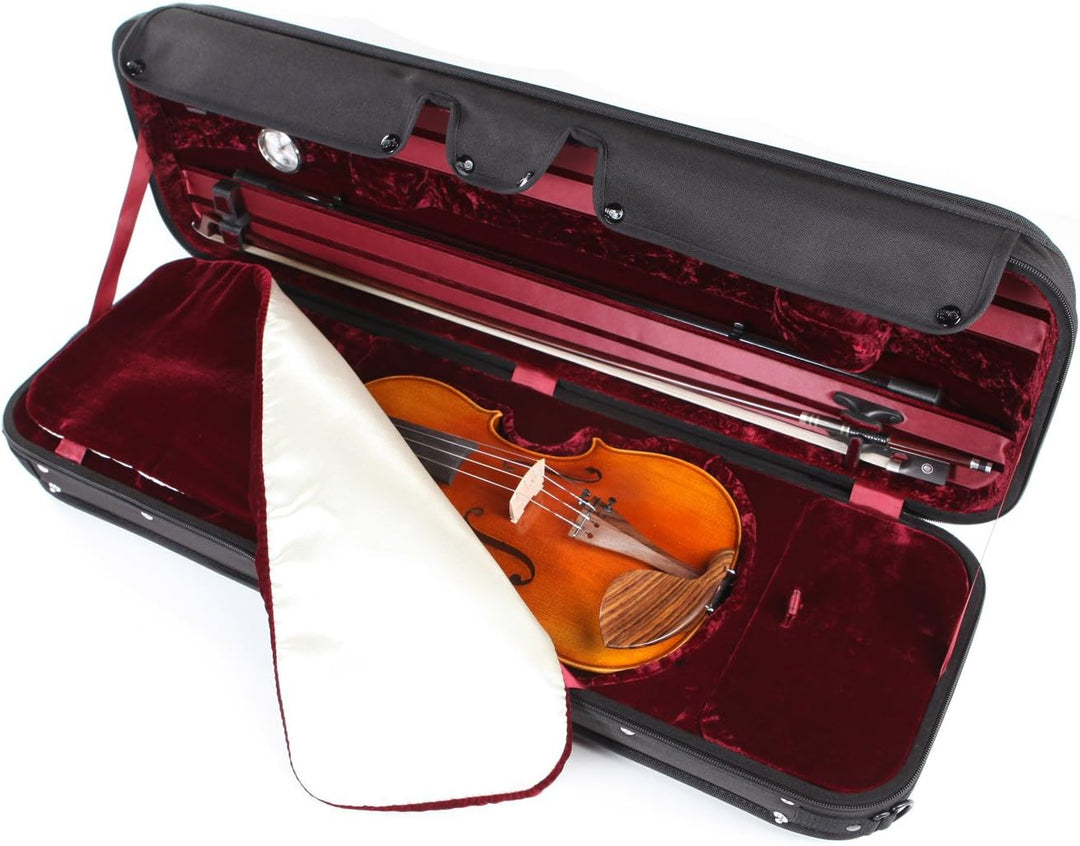 GEWA Violinkoffer Liuteria Maestro 4/4 schwarz/bordeaux, Maestro 4/4 schwarz/bordeaux