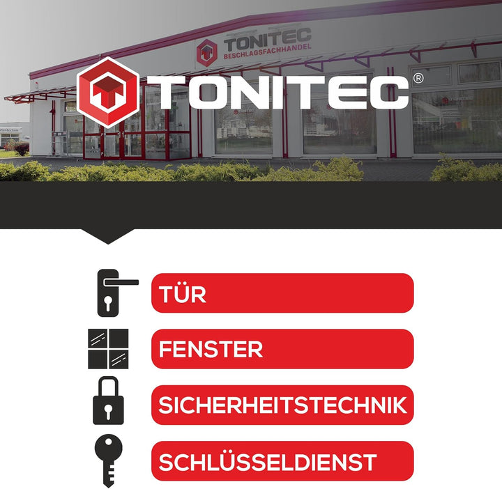 ToniTec Zylinderschloss TEC440 by ABUS Schliesszylinder gleichschliessend als Knaufzylinder Grösse 5
