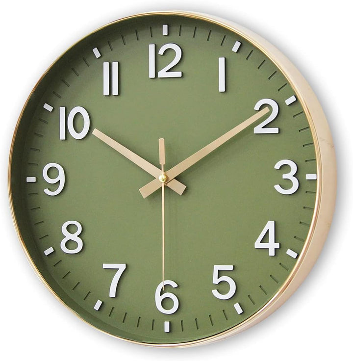 HZDHCLH Funkuhr 30 cm Grosses Ziffernblatt Wanduhr Geräuschlos,Geeignet für Schule, Zuhause, Wanddek