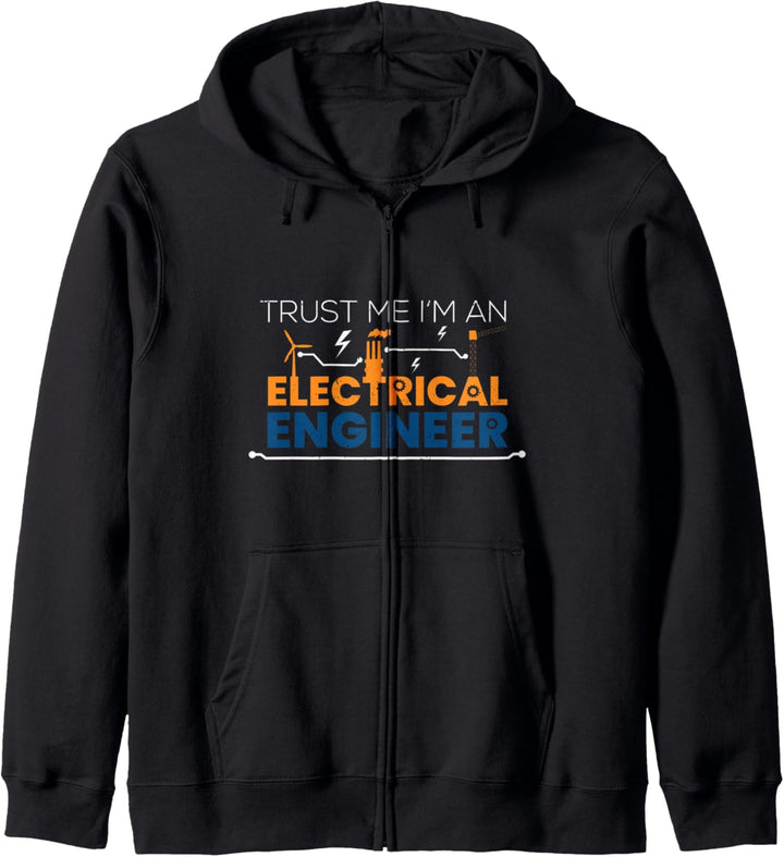 Elektroingenieur Zukünftiger Student der Elektrotechnik Kapuzenjacke