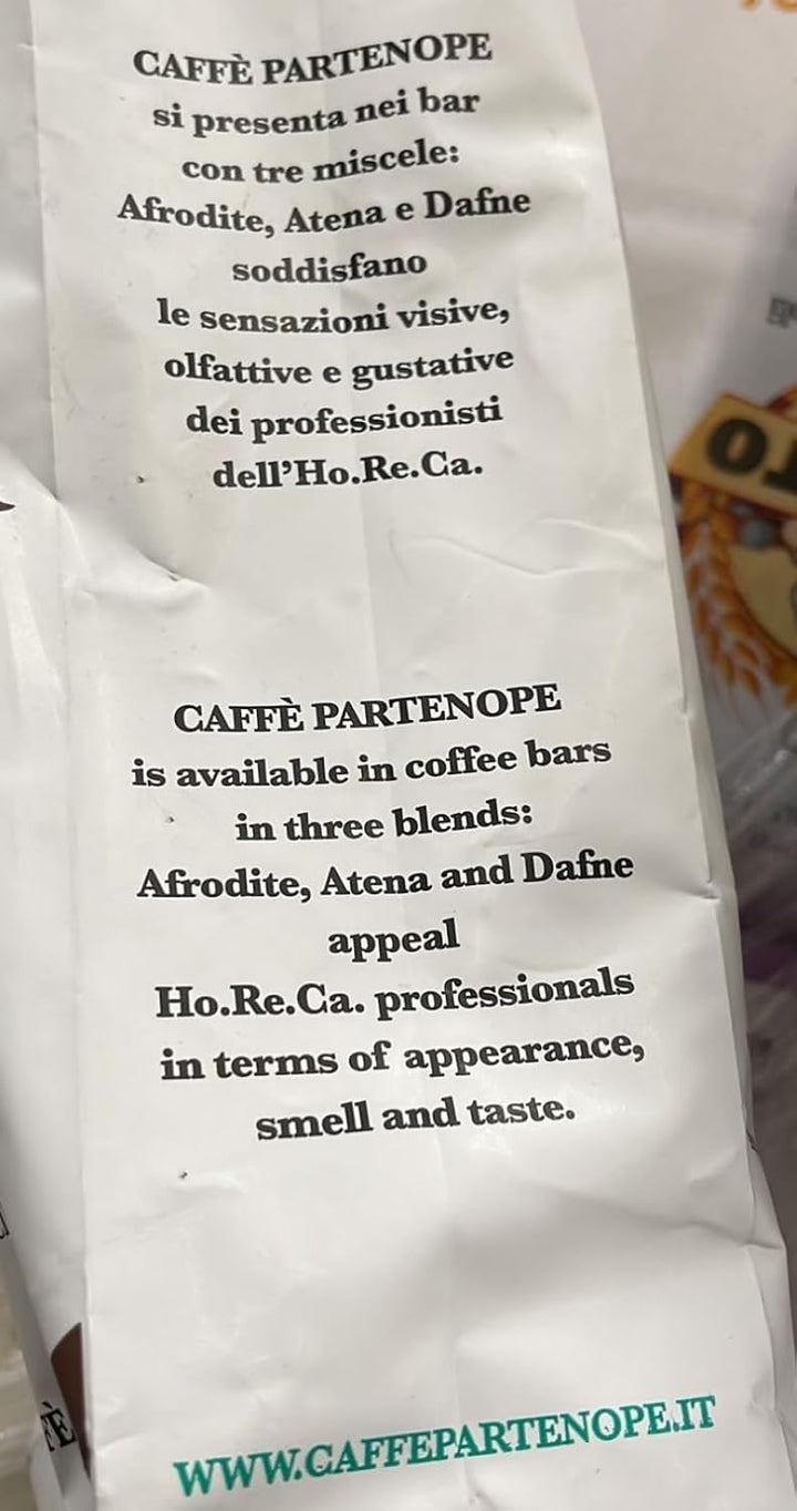 Caffè Partenope Atena Grains in Kg. 1 - Karton 6 Stück
