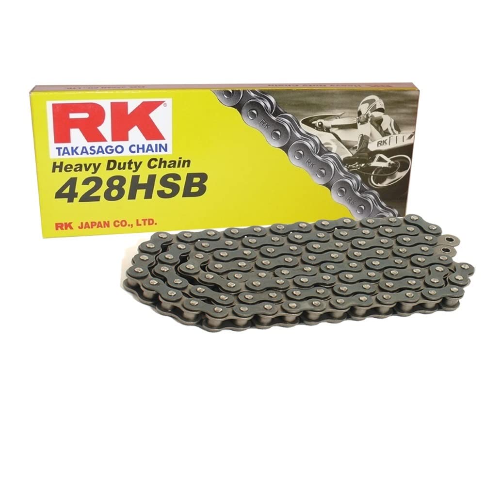 RK Motorrad Kette 428H 140 Rollen, offen