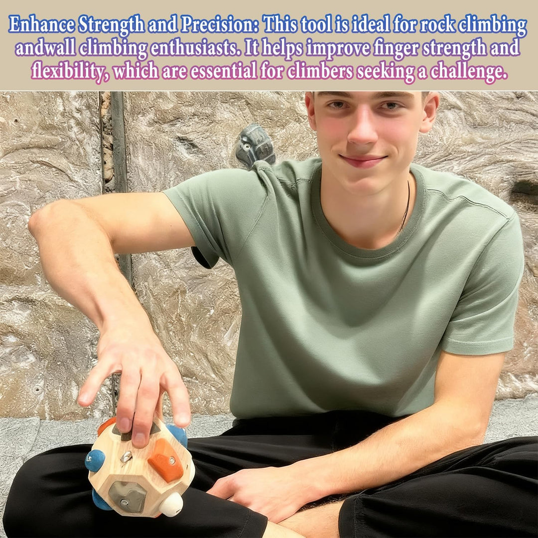 STOAT®Boulder Block DIY-Kletterbaustein, Anfängerhandtrainer, Fingerkraftverstärker, Boulder-Tool, i