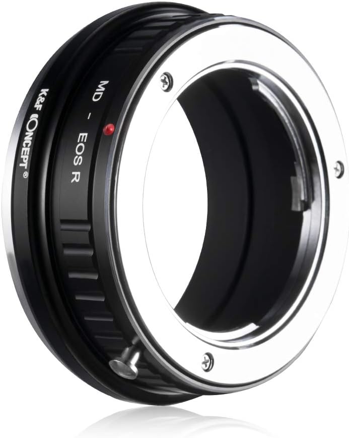 K&amp;F Concept MD-EOS R Bajonettadapter Objektiv Ring für Minolta MD MC Objektiv auf Canon EOS R-Mount
