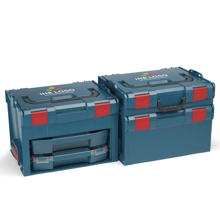 Bosch Sortimo L-BOXX Set Professional Blau | Anpassbar mit Logo | L-BOXX 102, 238 &amp; LS-BOXX 306 inkl