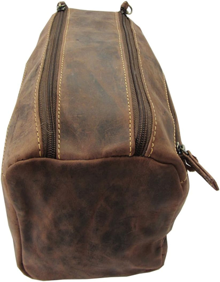 Greenburry Vintage Kulturbeutel Leder 23 cm