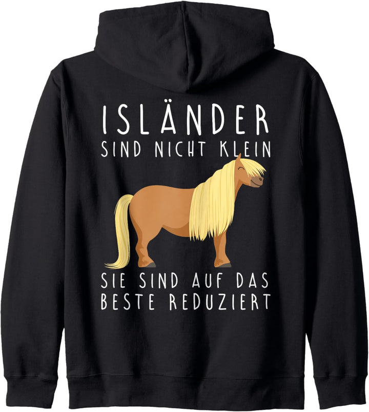 Islandpferd Isländer Island Pony Auf das beste reduziert Kapuzenjacke