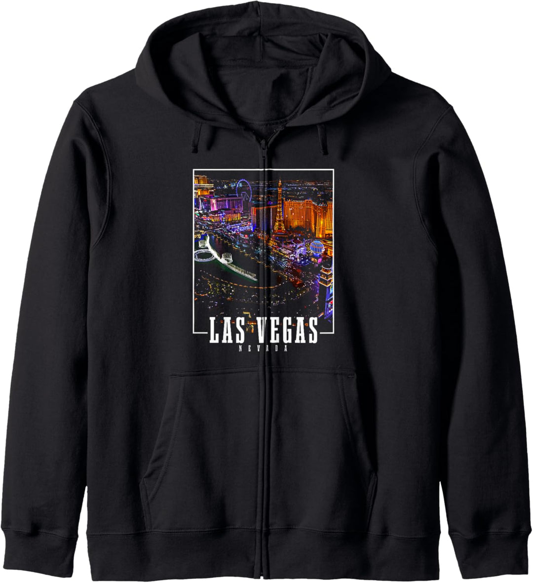 Las Vegas Nevada Skyline USA Souvenir Kapuzenjacke