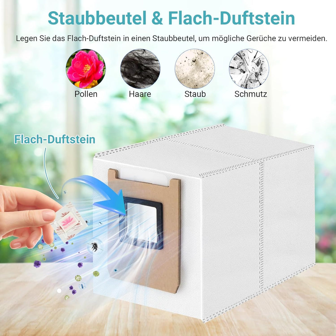 26 Stück Zubehör für Eufy Omni E25/Omni E28 Saugroboter | 1 Paar Hauptbürsten,2 Roller-Wischtücher,4