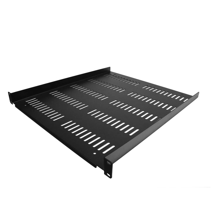 StarTech.com 1HE 19 Zoll Fachboden für netzwerk schrank - Freitragende perforierte Rack ablage für S