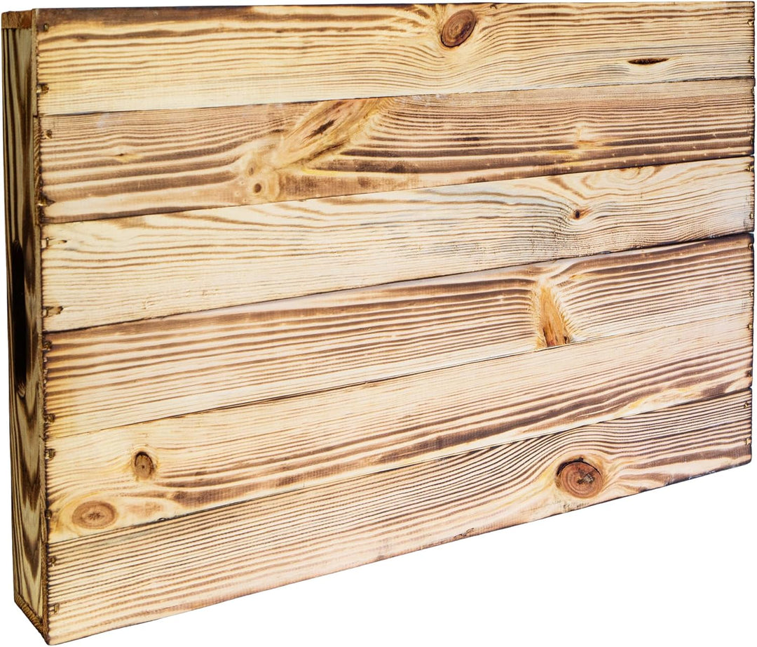 Serviertablett aus Holz 60x40x8cm Holztablett Frühstückstablett Dekotablett Tragetablett Präsentiert