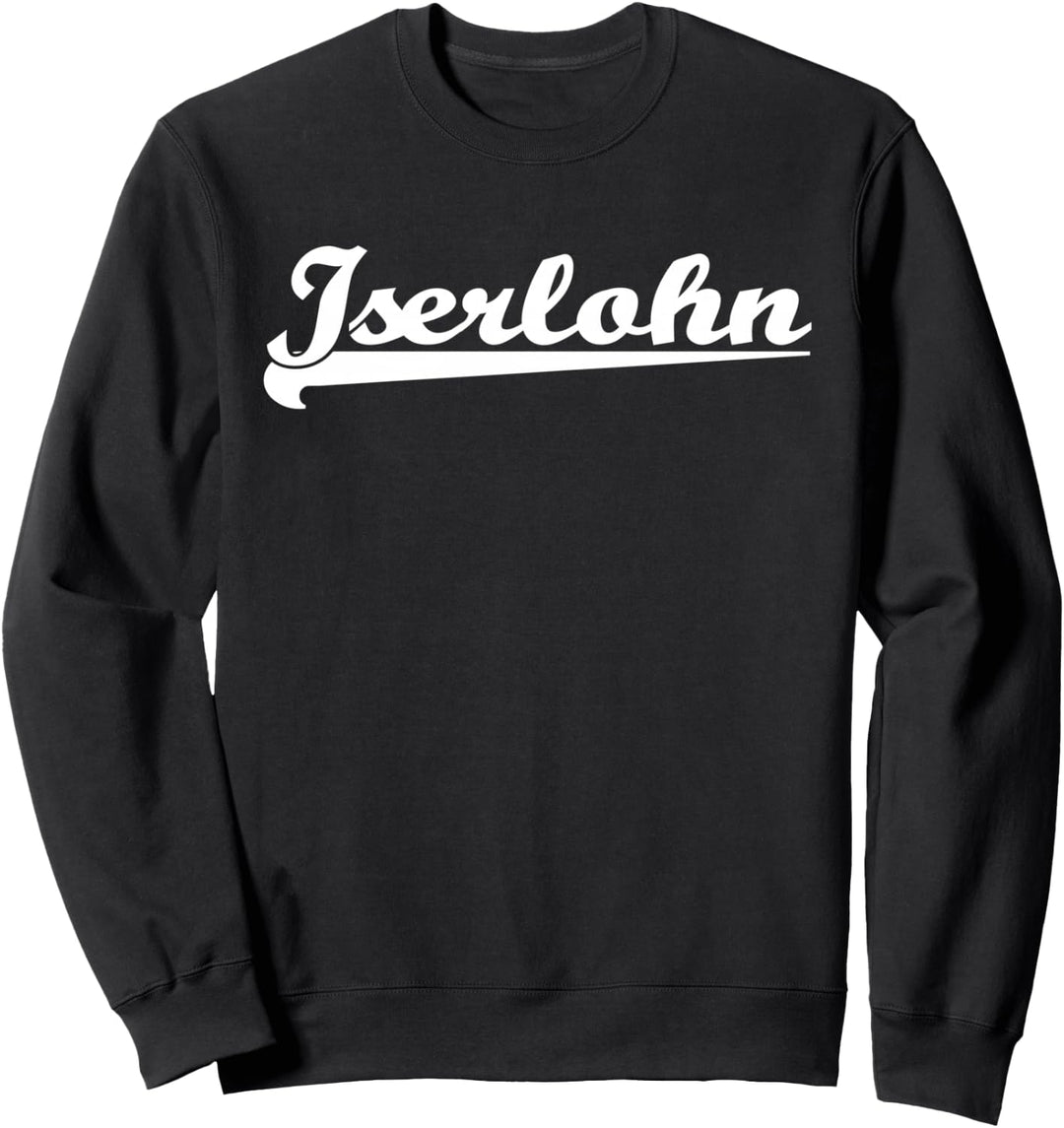 Iserlohn Sweater Pullover College Style für Männer Frauen Sweatshirt
