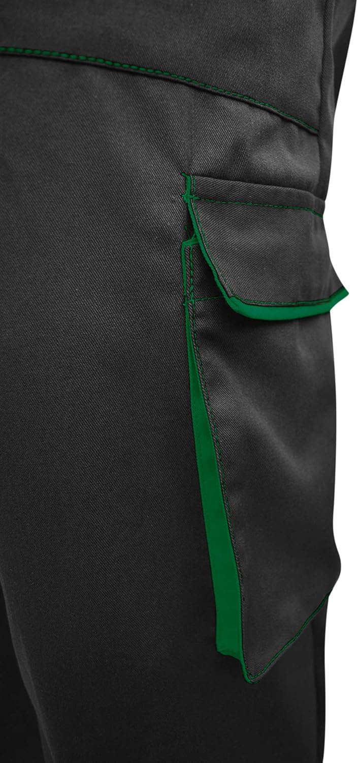 C.B.F. Balducci Group Arbeitsanzug mit Mehreren Taschen Arbeitsanzug M Grau / Grün, M Grau / Grün