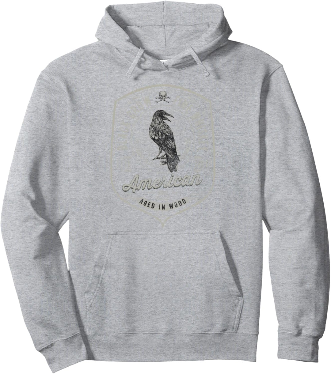 Black Crow Fine American Whiskey Vintage Pullover Hoodie