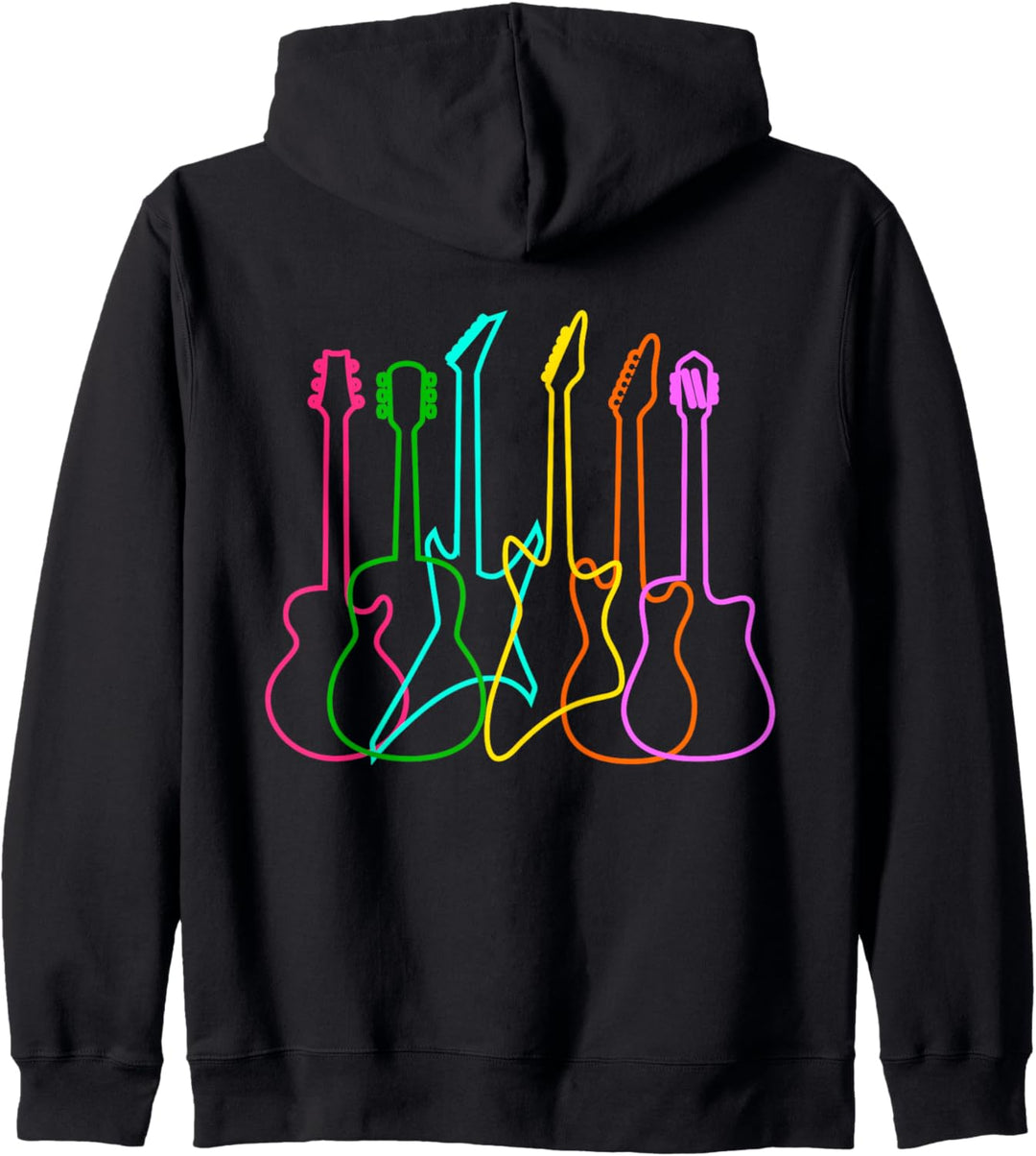 Gitarrist Gitarre Celebrate Diversity Gitarrenspieler Kapuzenjacke