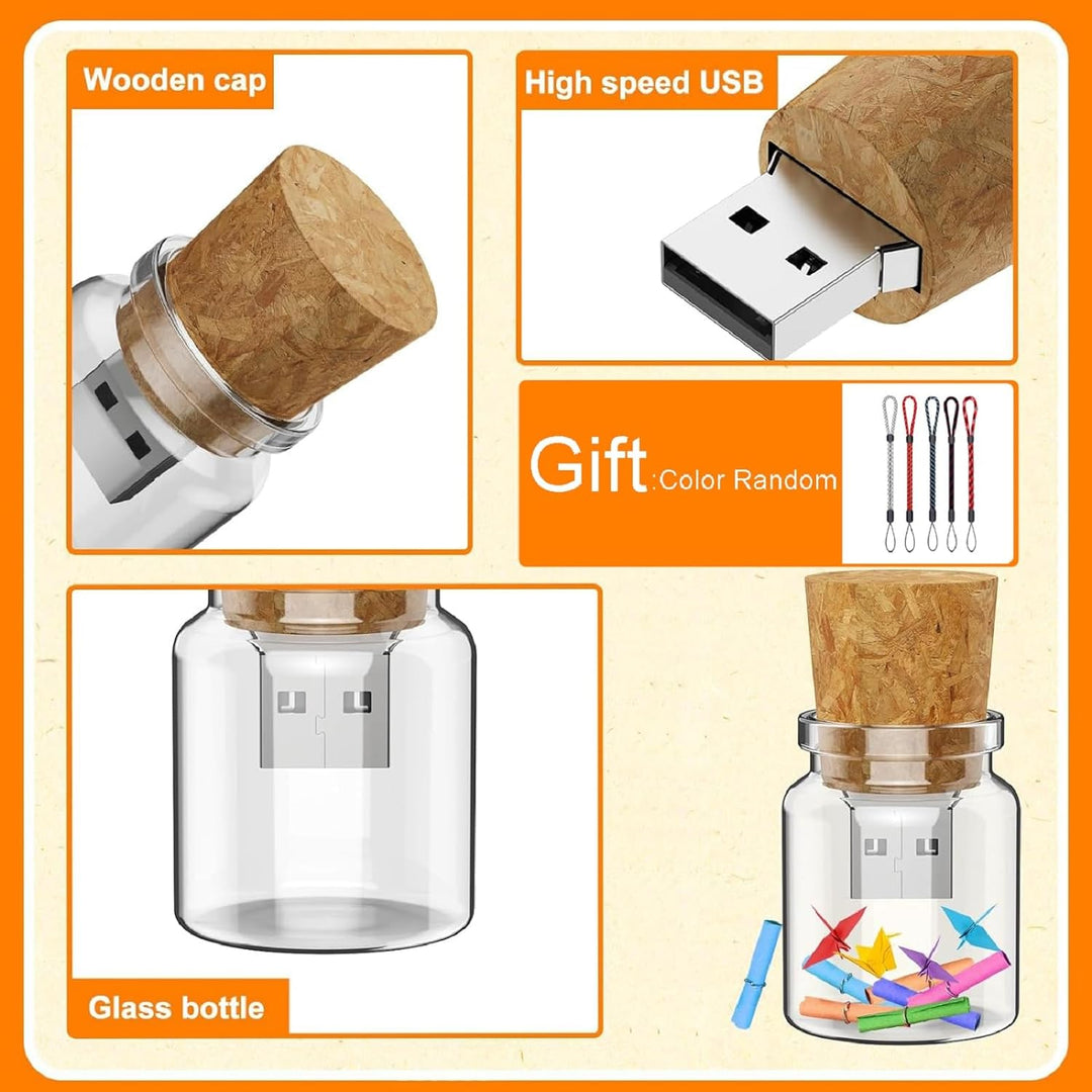 10PCS 4GB niedliche Drift Flasche USB Flash Drive Memory Stick verstauen Disk Weihnachts Geschenk gr