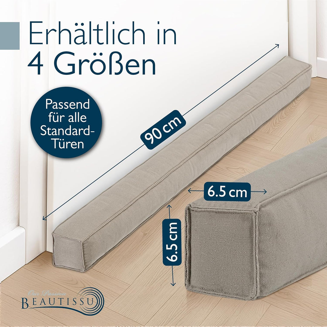 Beautissu Magnetischer Zugluftstopper für Türen 90cm – Wärmeschutz & Kälteschutz Türluftstopper mit