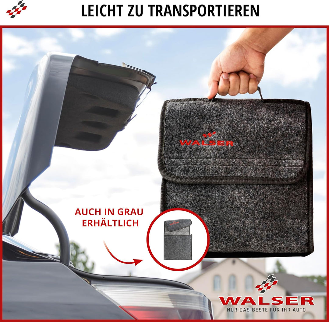 Walser Auto Organizer Toolbag Grösse XXL, Kofferraum Organizer, Gadget, Aufbewahrungsbox, Tasche, Zu