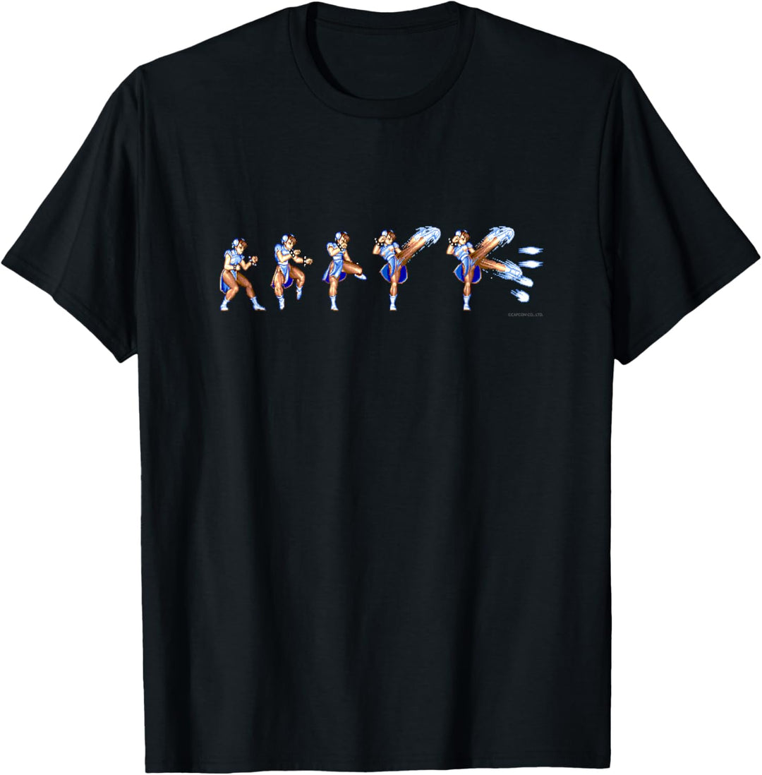 STREET FIGHTER II CHUN-LI (HYAKURETSUKYAKU) T-Shirt