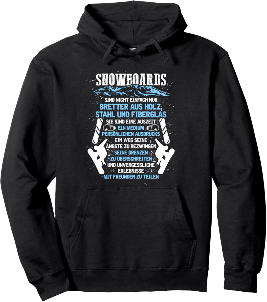 Snowboarden ist Lebenseinstellung - Fun Snowboarder Pullover Hoodie