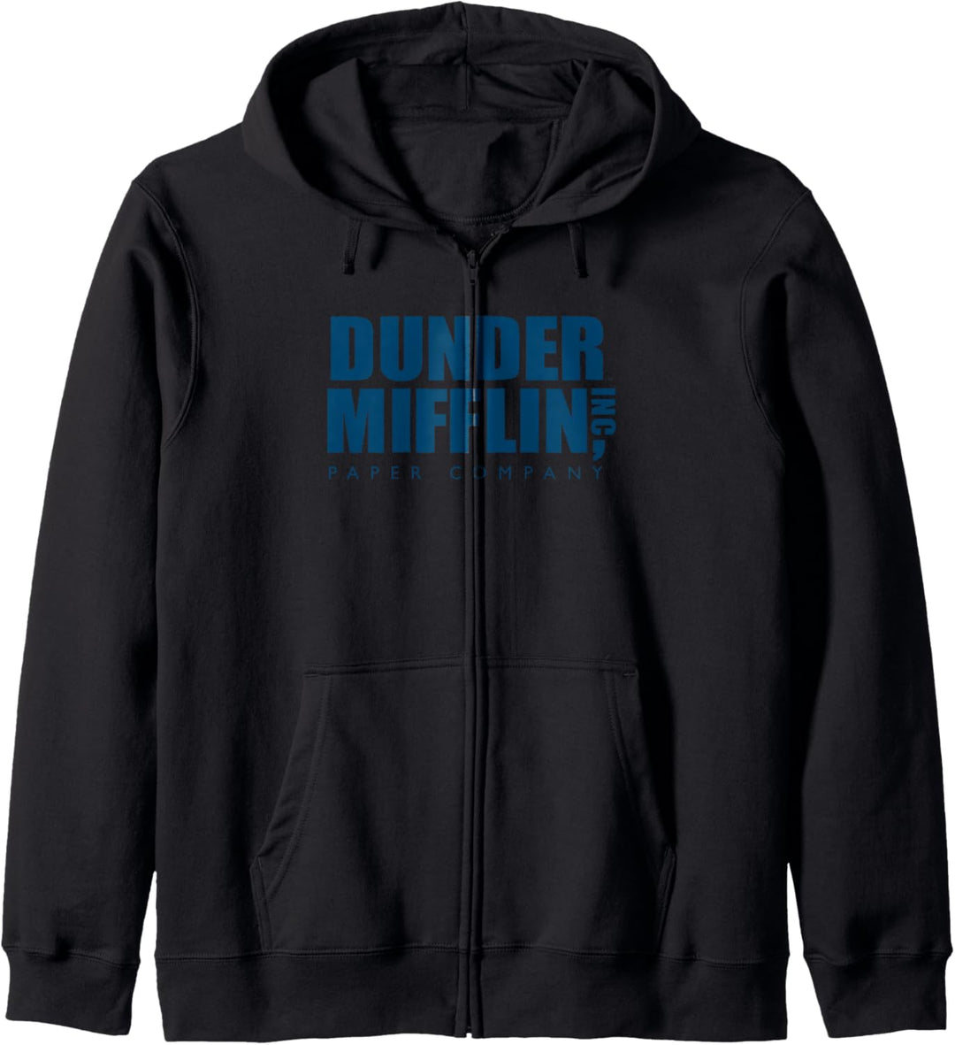 The Office Dunder Mifflin Dunkelblau Kapuzenjacke