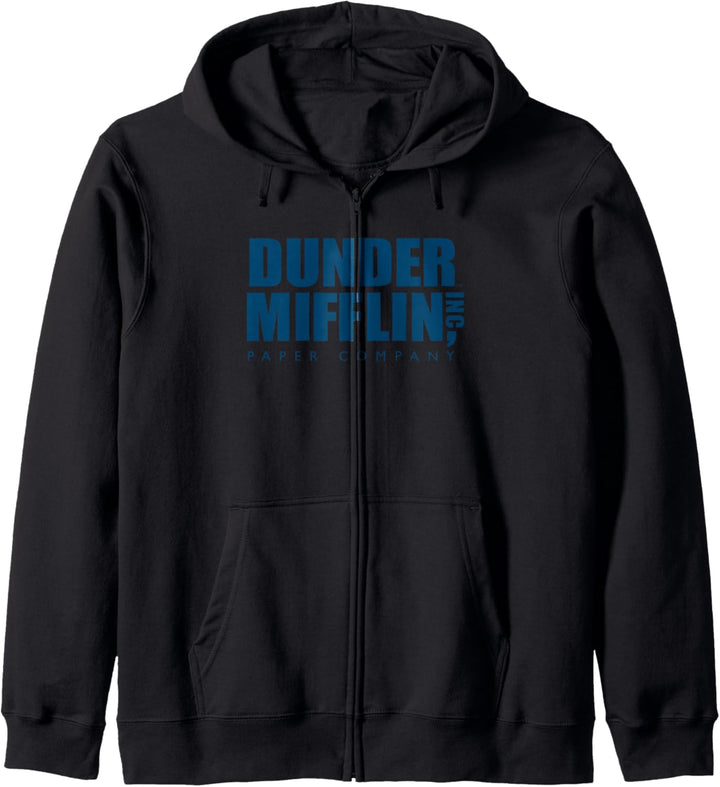 The Office Dunder Mifflin Dunkelblau Kapuzenjacke