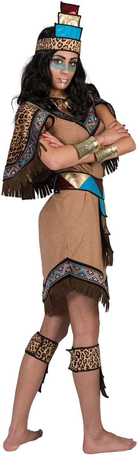 Funny Fashion Costume azteco Maya Donna 40-42, 40-42