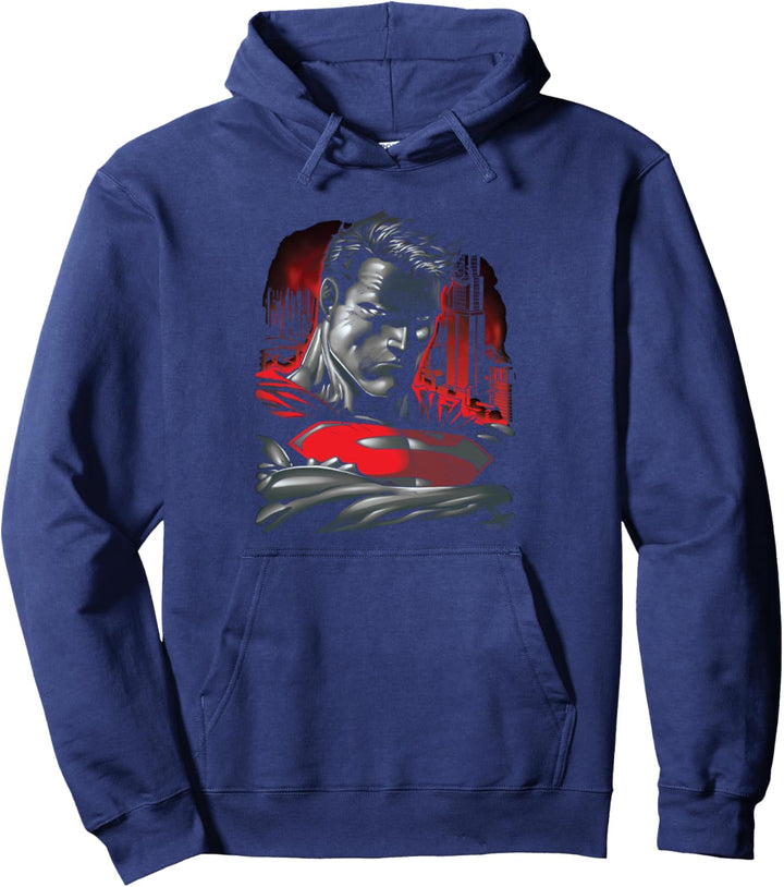 Superman Man of Steel Pullover Hoodie